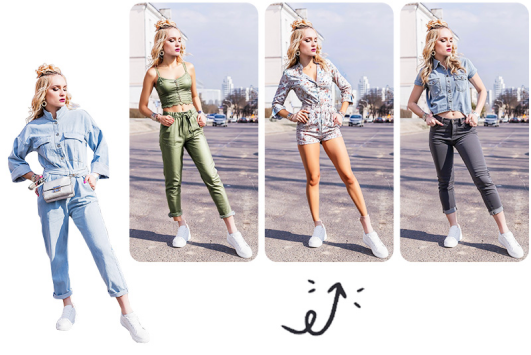 Using AI to virtually try on clothes