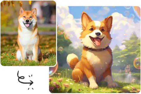 Cartoonize pet photos