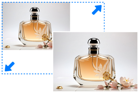 Make photo larger