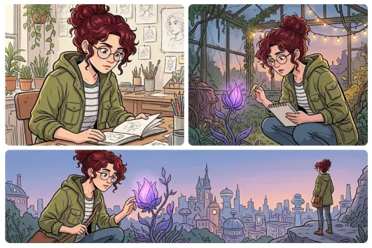 Consistent Character Design for Comics & Visual Storytelling