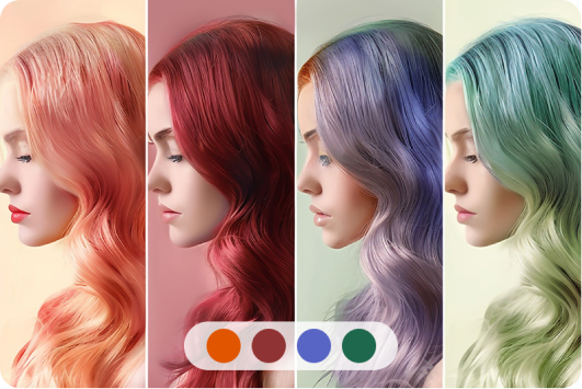 Change hair to a different color