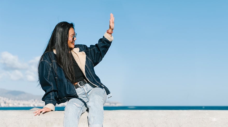 Remove people from a landscape photo