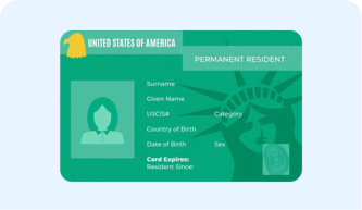 Para foto do green card