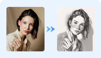 写真からスケッチ