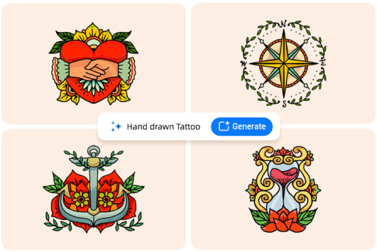Convert text to tattoo design